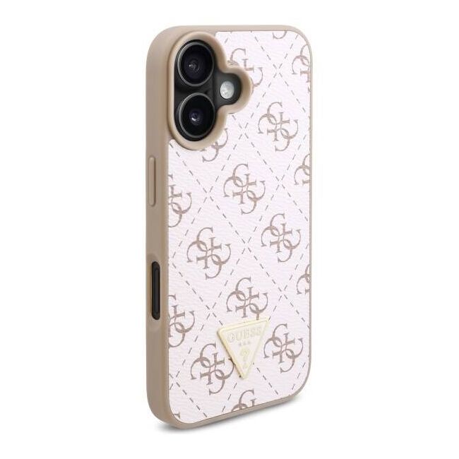Husa pentru  iPhone 16 Guess - Hardcase 4G Series - alb