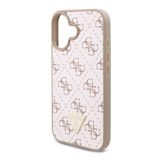 Husa pentru  iPhone 16 Guess - Hardcase 4G Series - alb