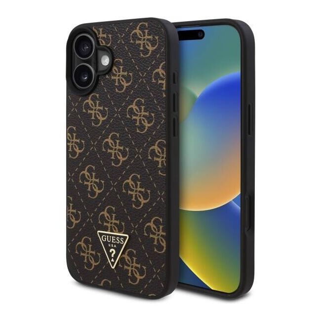 Husa pentru  iPhone 16 Plus Guess - Hardcase 4G Series - negru
