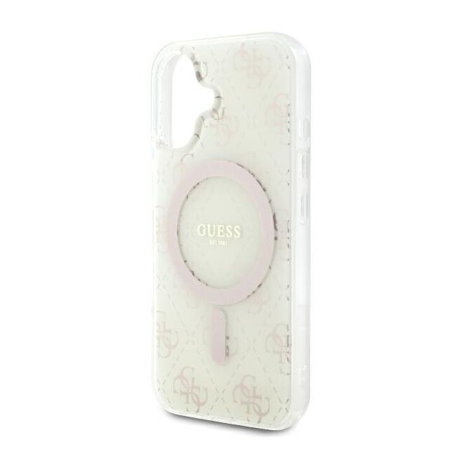 Husa pentru  iPhone 16 Plus cu MagSafe Guess - IML Series - alb arctic
