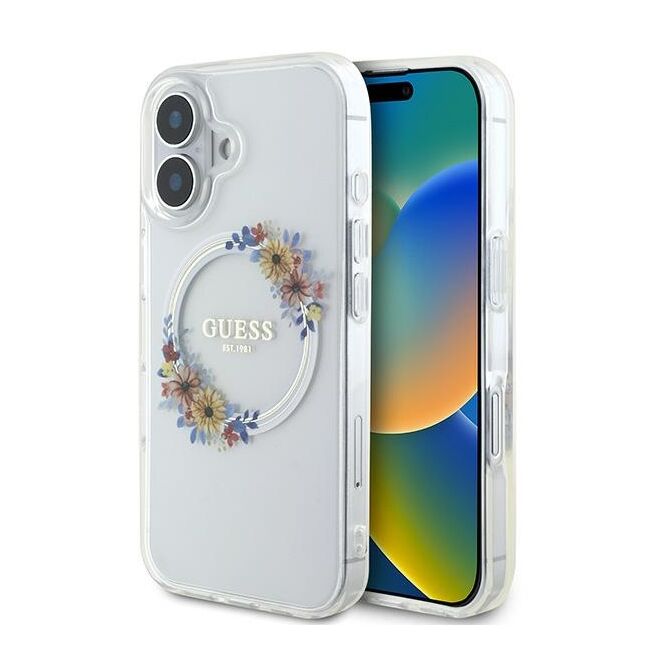 Husa pentru  iPhone 16 Plus cu MagSafe Guess - IML Series - clear