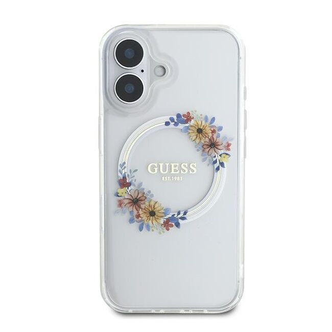 Husa pentru  iPhone 16 Plus cu MagSafe Guess - IML Series - clear