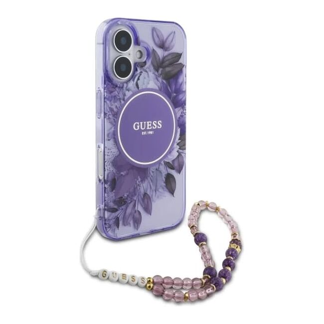 Husa pentru  iPhone 16 Plus cu MagSafe Guess - IML Series - mov