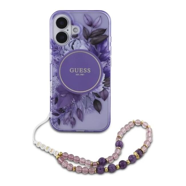 Husa pentru  iPhone 16 Plus cu MagSafe Guess - IML Series - mov
