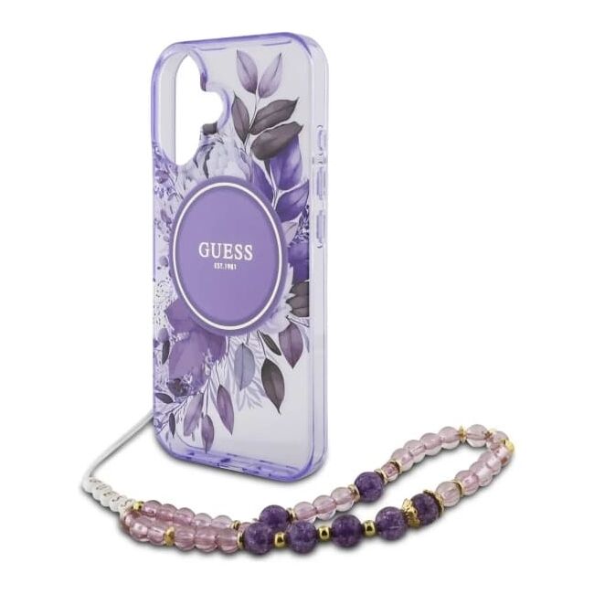 Husa pentru  iPhone 16 Plus cu MagSafe Guess - IML Series - mov