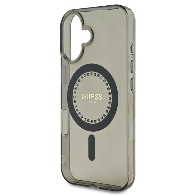 Husa pentru  iPhone 16 Plus cu MagSafe Guess - IML Series - negru