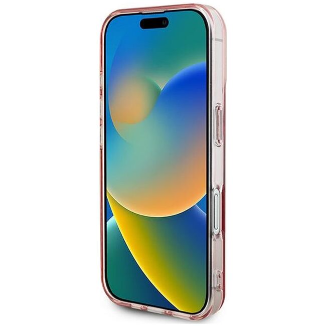 Husa pentru  iPhone 16 Plus cu MagSafe Guess - IML Series - roz