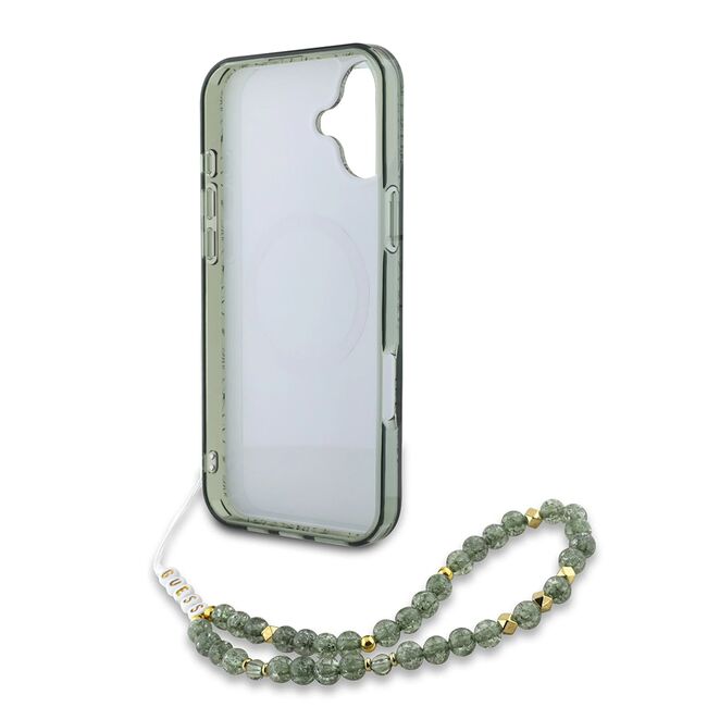 Husa pentru  iPhone 16 Plus cu MagSafe Guess - IML Series - verde menta