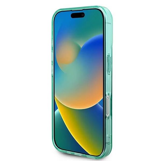 Husa pentru  iPhone 16 Plus cu MagSafe Guess - IML Series - verde