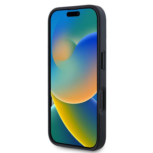 Husa pentru  iPhone 16 Pro Guess - Hardcase 4G Series - negru