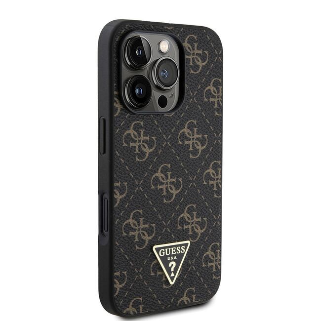 Husa pentru  iPhone 16 Pro Guess - Hardcase 4G Series - negru