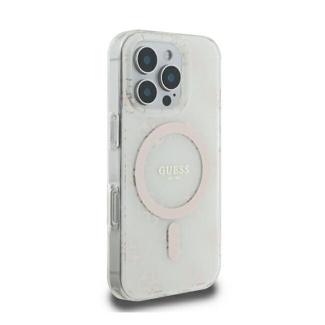 Husa pentru  iPhone 16 Pro Max cu MagSafe Guess - IML Series - alb model