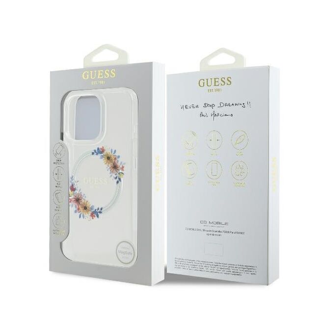 Husa pentru  iPhone 16 Pro Max cu MagSafe Guess - IML Series - clear