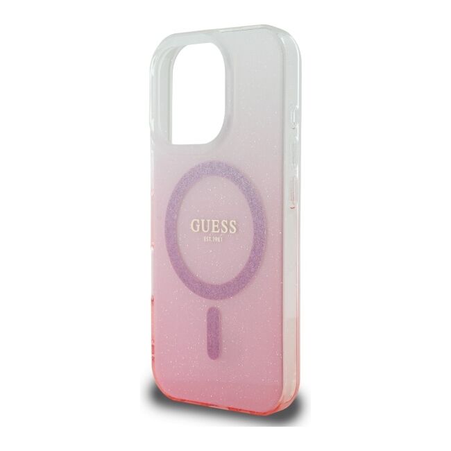 Husa pentru  iPhone 16 Pro Max cu MagSafe Guess - IML Series - roz deschis