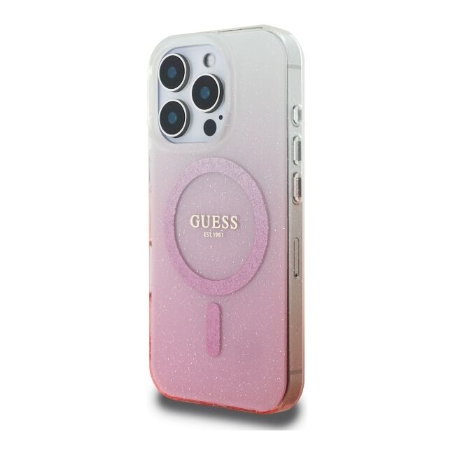 Husa pentru  iPhone 16 Pro Max cu MagSafe Guess - IML Series - roz deschis