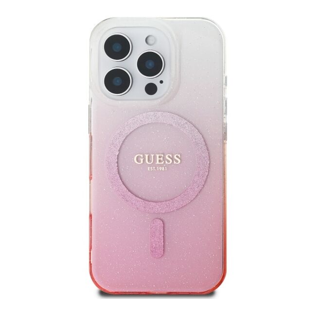 Husa pentru  iPhone 16 Pro Max cu MagSafe Guess - IML Series - roz deschis