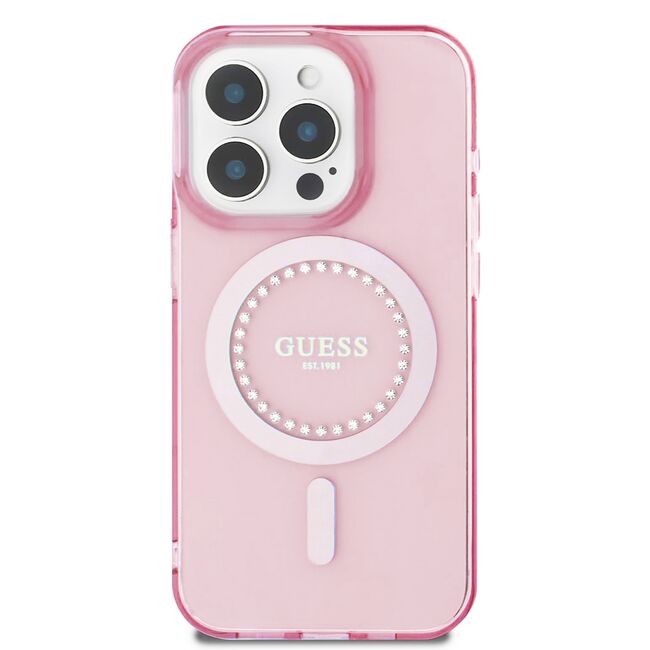 Husa pentru  iPhone 16 Pro Max cu MagSafe Guess - IML Series - roz