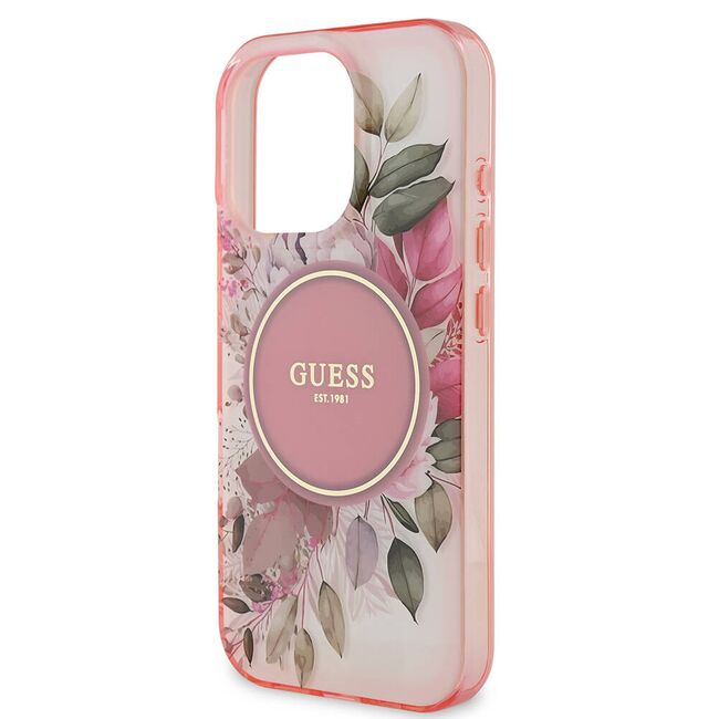 Husa pentru  iPhone 16 Pro Max cu MagSafe Guess - IML Series - roz