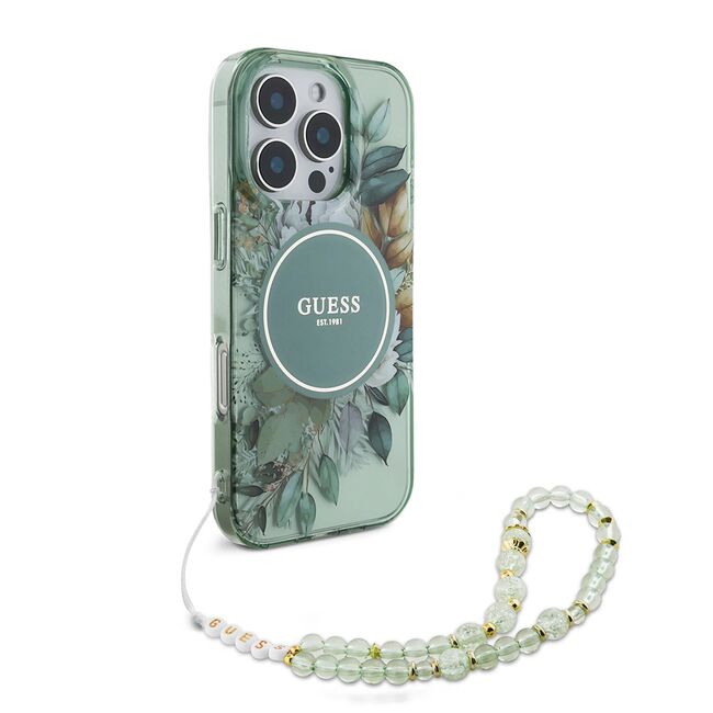 Husa pentru  iPhone 16 Pro Max cu MagSafe Guess - IML Series - verde deschis