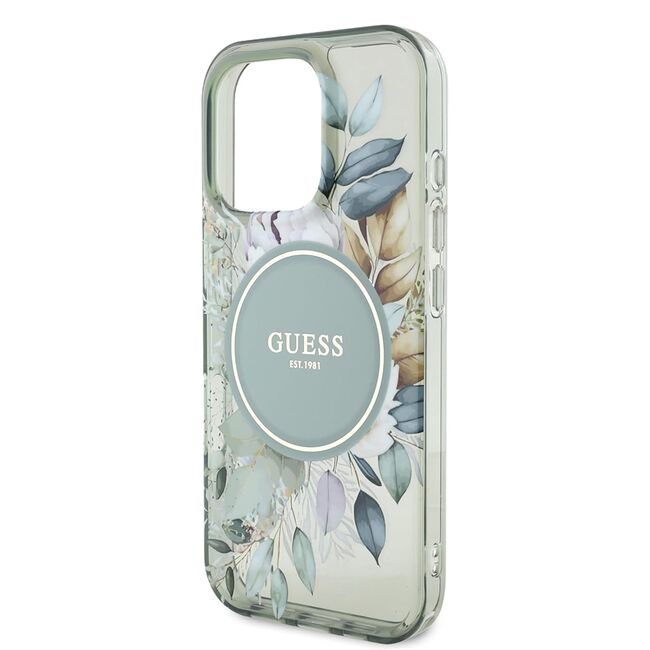Husa pentru  iPhone 16 Pro Max cu MagSafe Guess - IML Series - verde