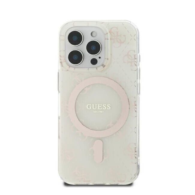 Husa pentru  iPhone 16 Pro cu MagSafe Guess - IML Series - alb