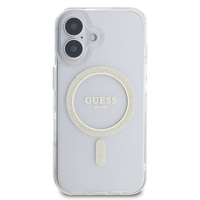 Husa pentru  iPhone 16 Pro cu MagSafe Guess - IML Series - clear