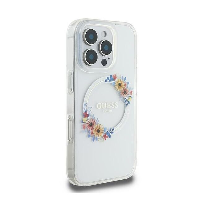 Husa pentru  iPhone 16 Pro cu MagSafe Guess - IML Series - ice