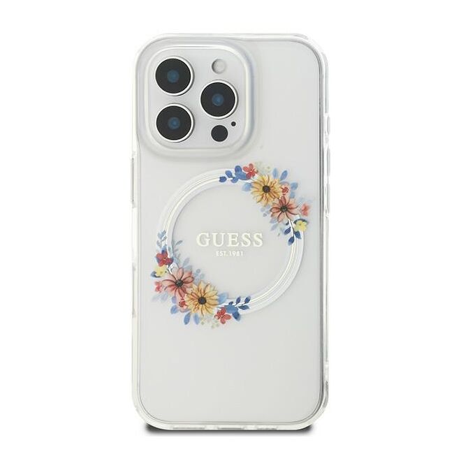 Husa pentru  iPhone 16 Pro cu MagSafe Guess - IML Series - ice