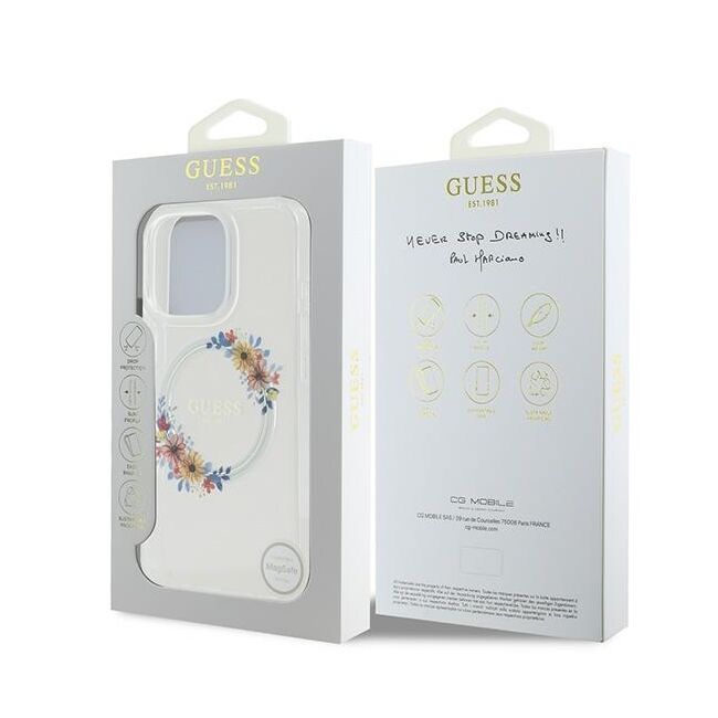 Husa pentru  iPhone 16 Pro cu MagSafe Guess - IML Series - ice