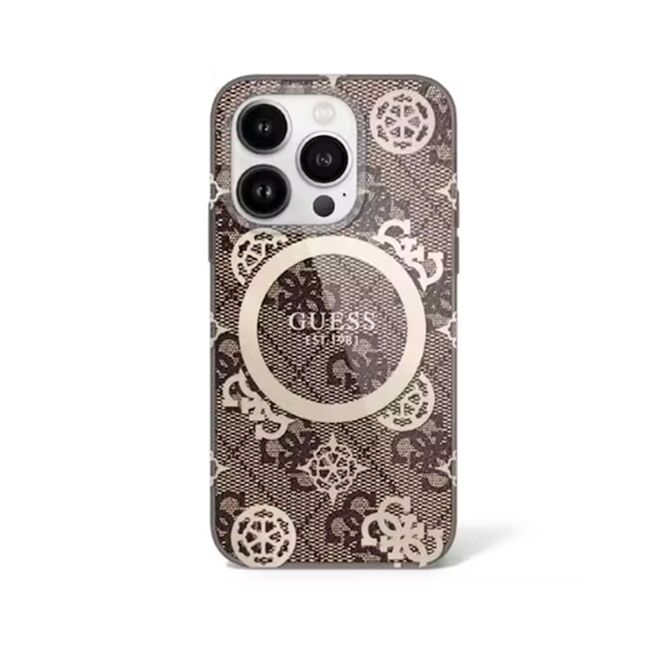 Husa pentru  iPhone 16 Pro cu MagSafe Guess - IML Series - maro
