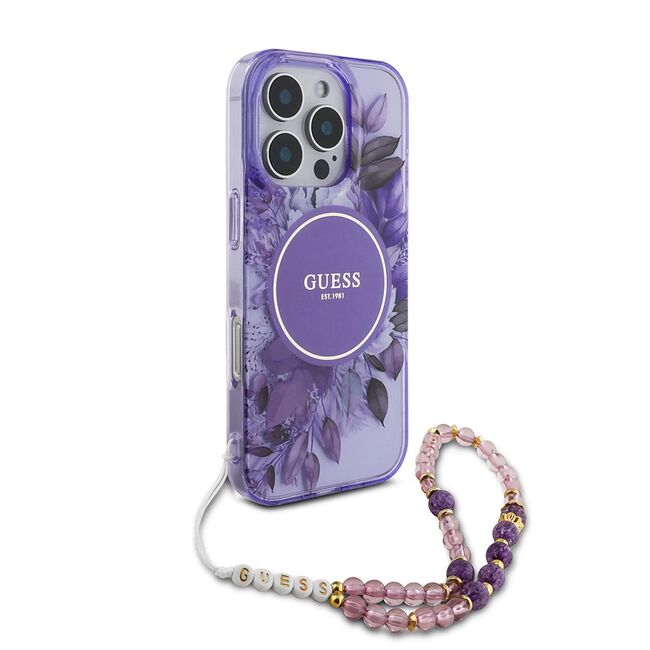 Husa pentru  iPhone 16 Pro cu MagSafe Guess - IML Series - mov
