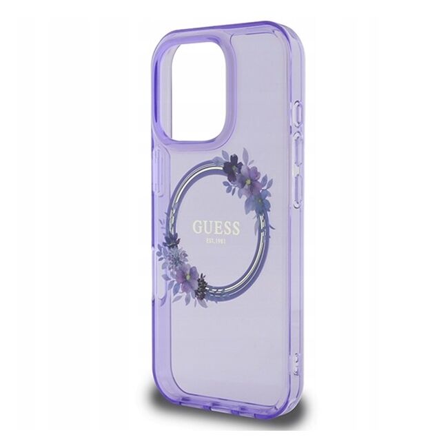 Husa pentru  iPhone 16 Pro cu MagSafe Guess - IML Series - mov
