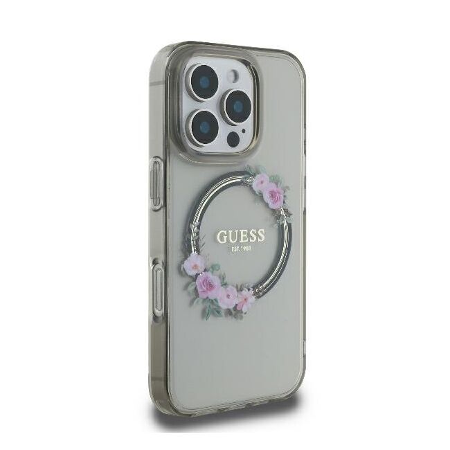 Husa pentru  iPhone 16 Pro cu MagSafe Guess - IML Series - negru royal