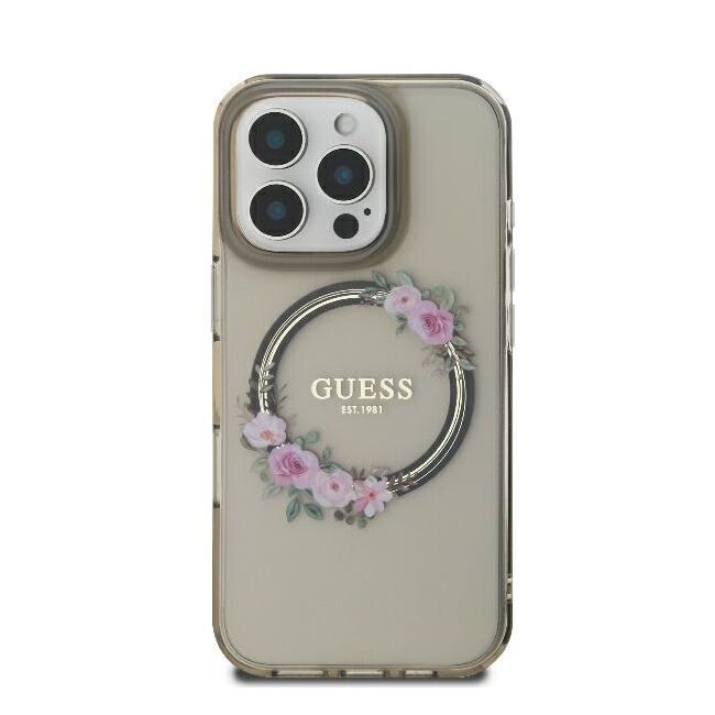 Husa pentru  iPhone 16 Pro cu MagSafe Guess - IML Series - negru royal