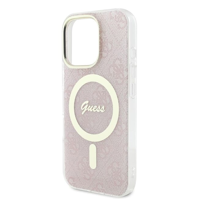 Husa pentru  iPhone 16 Pro cu MagSafe Guess - IML Series - roz neo