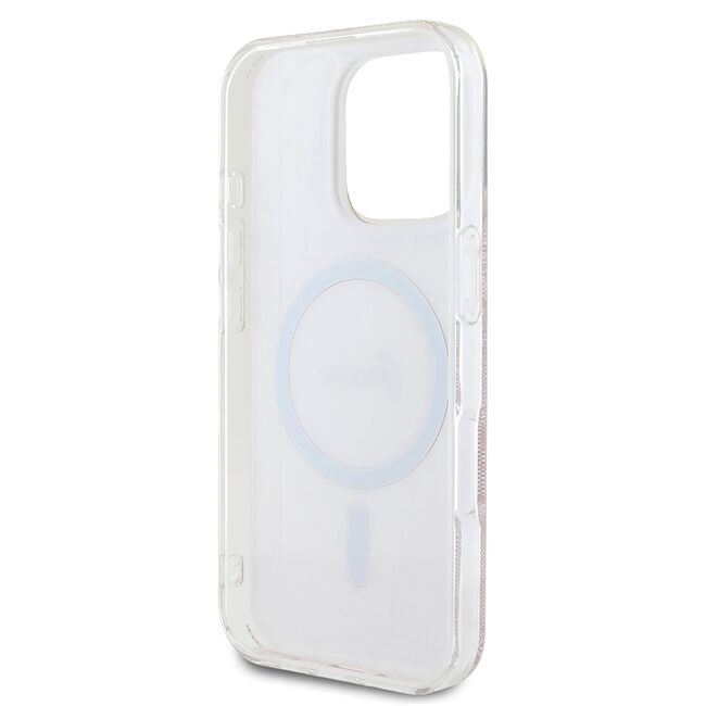 Husa pentru  iPhone 16 Pro cu MagSafe Guess - IML Series - roz neo