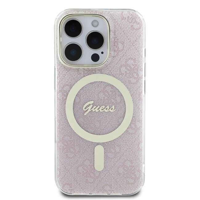 Husa pentru  iPhone 16 Pro cu MagSafe Guess - IML Series - roz neo