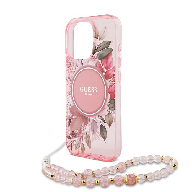 Husa pentru  iPhone 16 Pro cu MagSafe Guess - IML Series - roz