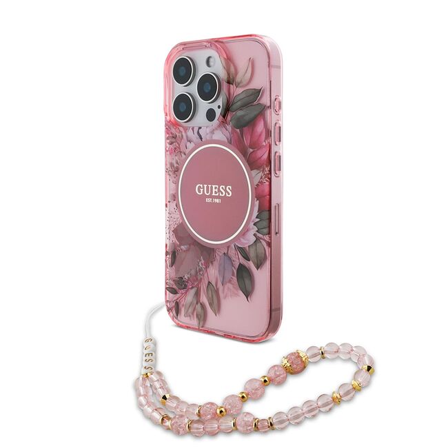 Husa pentru  iPhone 16 Pro cu MagSafe Guess - IML Series - roz