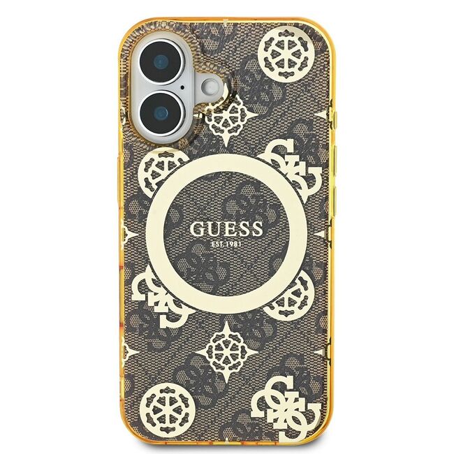 Husa pentru  iPhone 16 cu MagSafe Guess - IML Series - alb arctic