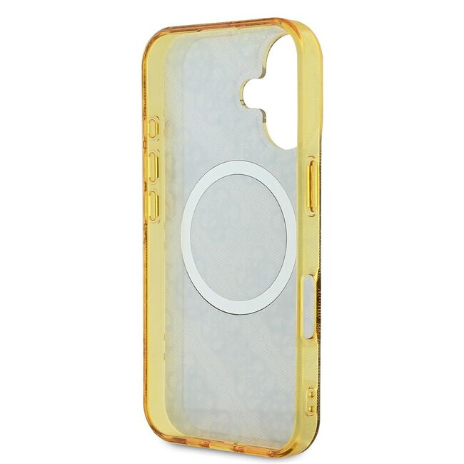 Husa pentru  iPhone 16 cu MagSafe Guess - IML Series - alb arctic