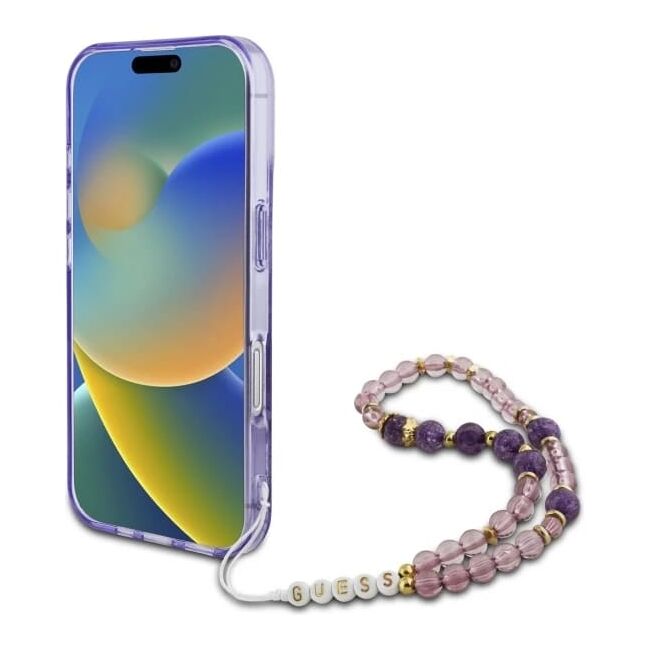 Husa pentru  iPhone 16 cu MagSafe Guess - IML Series - mov inchis