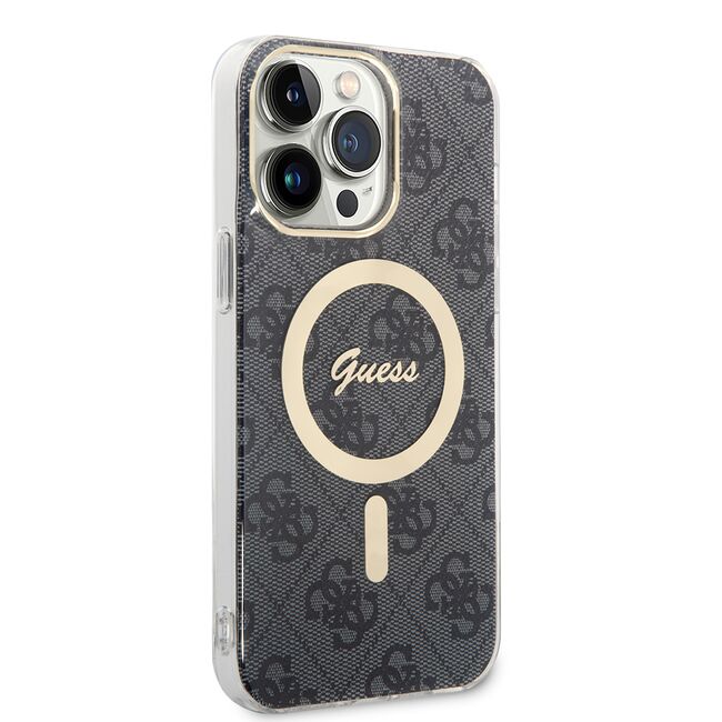 Husa pentru  iPhone 16 cu MagSafe Guess - IML Series - negru denim