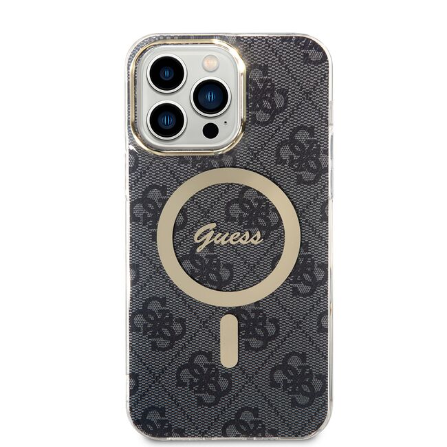 Husa pentru  iPhone 16 cu MagSafe Guess - IML Series - negru denim