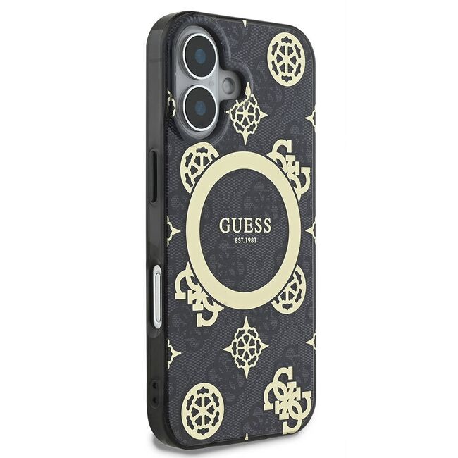 Husa pentru  iPhone 16 cu MagSafe Guess - IML Series - negru denim