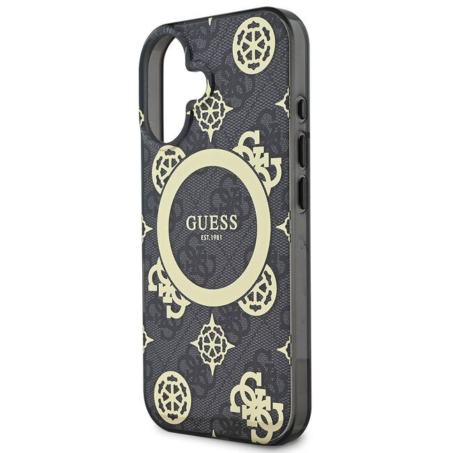 Husa pentru  iPhone 16 cu MagSafe Guess - IML Series - negru denim