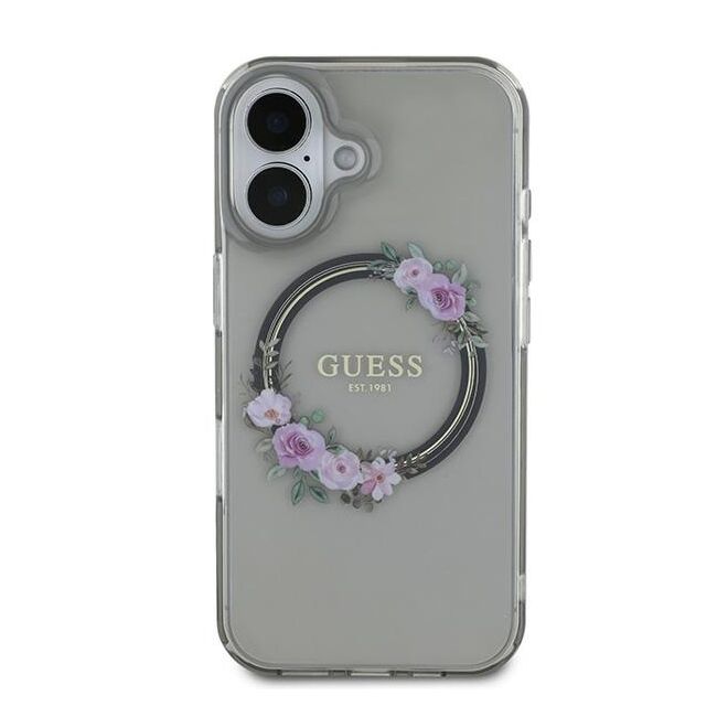 Husa pentru  iPhone 16 cu MagSafe Guess - IML Series - negru