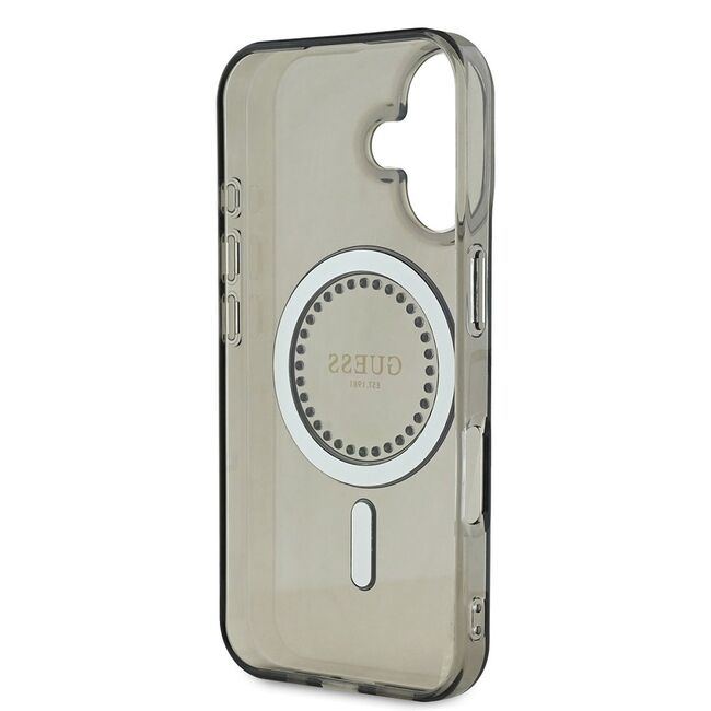 Husa pentru  iPhone 16 cu MagSafe Guess - IML Series - negru