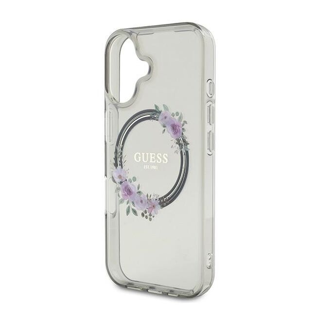 Husa pentru  iPhone 16 cu MagSafe Guess - IML Series - negru