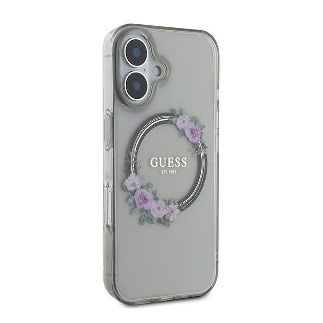 Husa pentru  iPhone 16 cu MagSafe Guess - IML Series - negru
